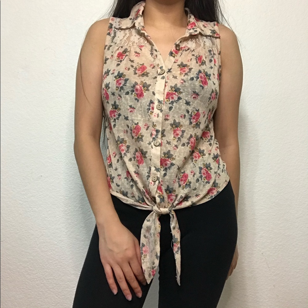 🌱 Rhapsody | Floral Lace Tank Top